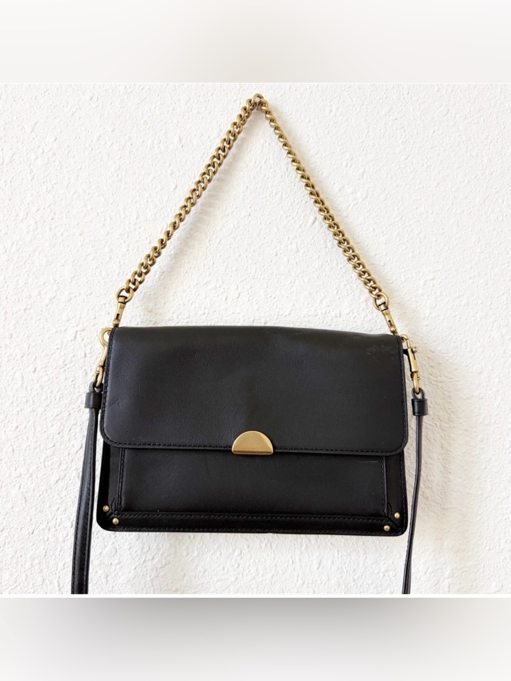 Coach Dreamer Convertible Crossbody Bag Model 76128 Leather Gold Chain